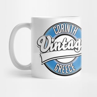 Corinth greece vintage logo Mug